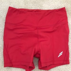 Do You Even Red Spandex Shorts